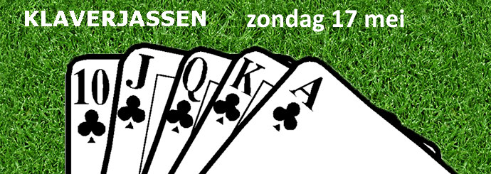 Klaverjasmiddag 17 mei